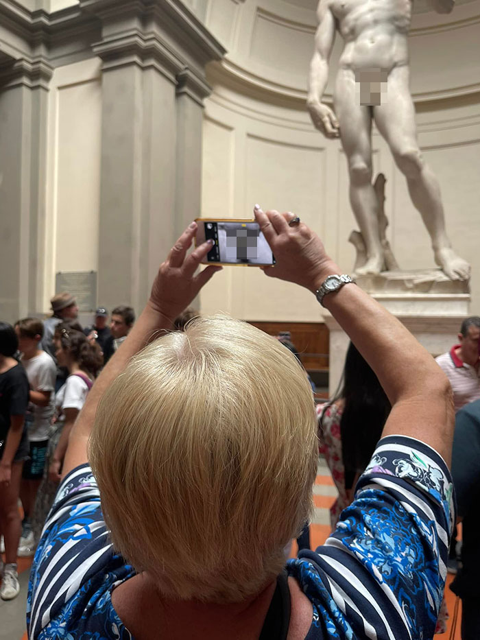 Today I Saw The David By Michelangelo. My Mother Made Sure To Take Some Photos