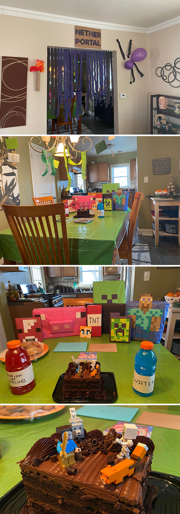 I Told My Mom When I Turn 21, I Wanted A Minecraft Party. Well, Here It Is