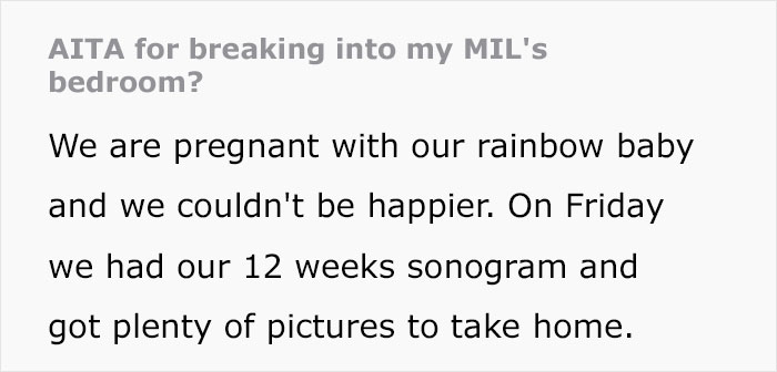 MIL Acts Suspicious After Expectant Mother’s Sonogram Photos Go Missing