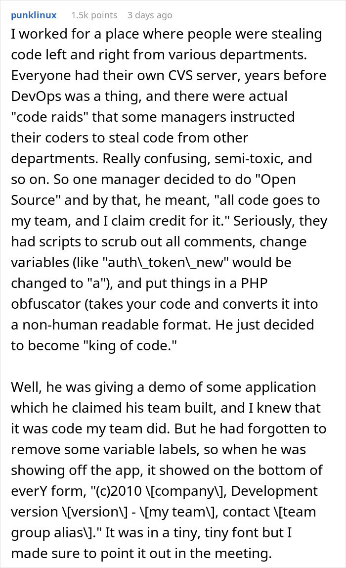 "She Marched Straight Into The CEO’s Office”: Woman Presents Coworker's Work As Her Own, Gets Exposed Right In Front Of The CEO "She Marched Straight Into The CEO’s Office”: Woman Presents Coworker's Work As Her Own, Gets Exposed Right In Front Of The CEO