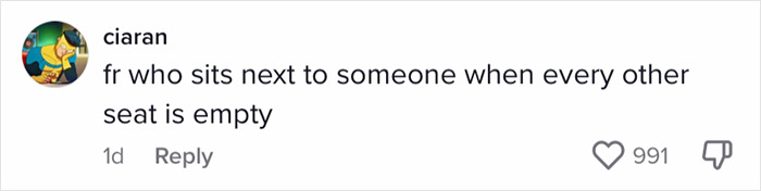 Woman Defended By Fellow Passengers After Random Guy Tries To Sit Next To Her On Empty Bus Woman Defended By Fellow Passengers After Random Guy Tries To Sit Next To Her On Empty Bus