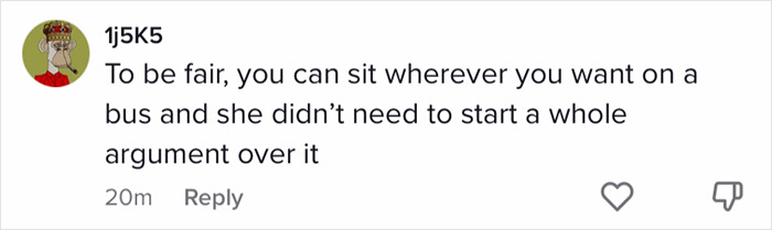 Woman Defended By Fellow Passengers After Random Guy Tries To Sit Next To Her On Empty Bus Woman Defended By Fellow Passengers After Random Guy Tries To Sit Next To Her On Empty Bus