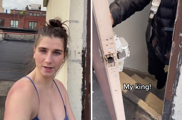 Woman Stuck On Roof Decides It’s Faster To Call Uber Eats For Help
