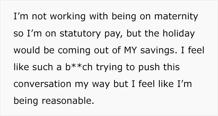 Woman Wonders If She's Wrong For Not Wanting To Take Husband's 8-Year-Old On Holiday While Taking Their Baby Son Woman Wonders If She's Wrong For Not Wanting To Take Husband's 8-Year-Old On Holiday While Taking Their Baby Son