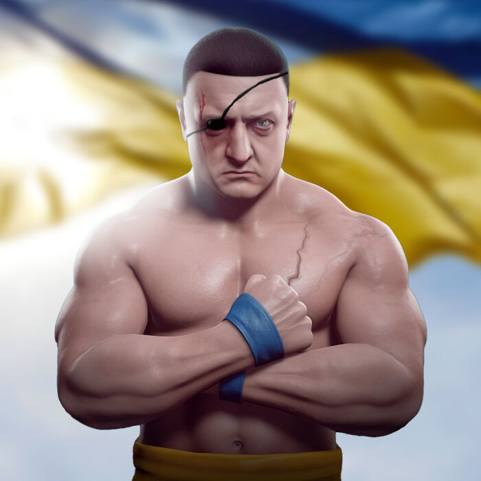 Volodymyr Zelensky As Sagat