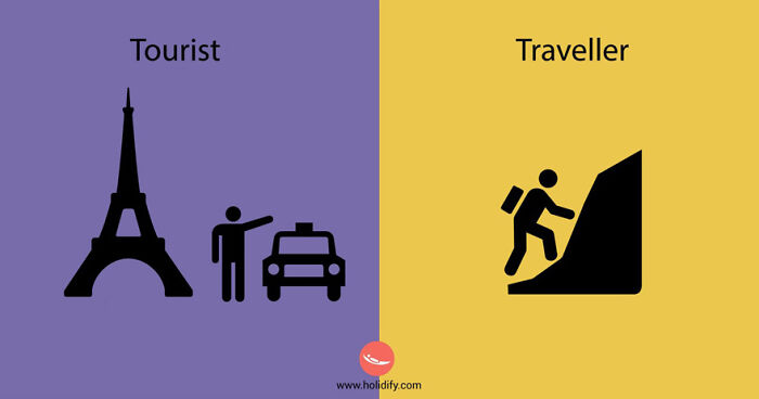 12 Differences Between Tourists And Travellers