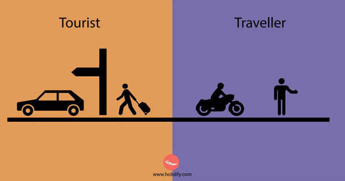 12 Differences Between Tourists And Travellers