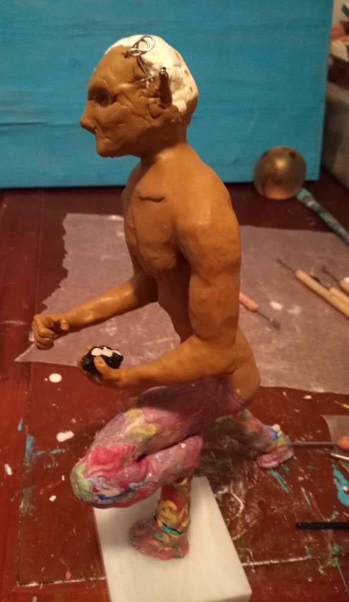 I Made A Step-By-Step Guide To Creating Your Own Faun Sculpture