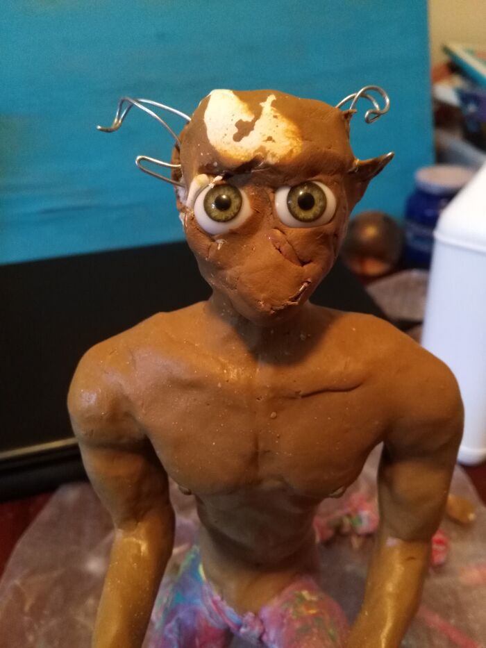 I Made A Step-By-Step Guide To Creating Your Own Faun Sculpture