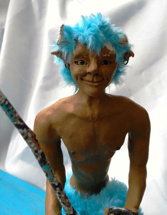 I Made A Step-By-Step Guide To Creating Your Own Faun Sculpture