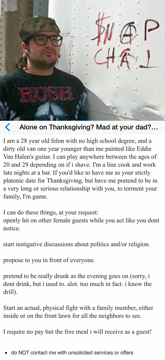 Need A Date For Thanksgiving?