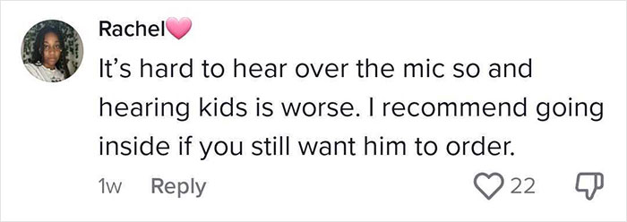 “Girl, Don’t Do This To The Workers”: Mom Shows Off Kid Ordering In Drive-Thru “Girl, Don’t Do This To The Workers”: Mom Shows Off Kid Ordering In Drive-Thru