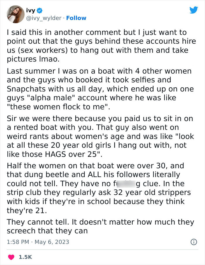 “Too Much Mileage And Baggage When They’re Older”: 40-Year-Old’s Viral Tweet Urging People To Date Women Under 24 Backfires “Too Much Mileage And Baggage When They’re Older”: 40-Year-Old’s Viral Tweet Urging People To Date Women Under 24 Backfires