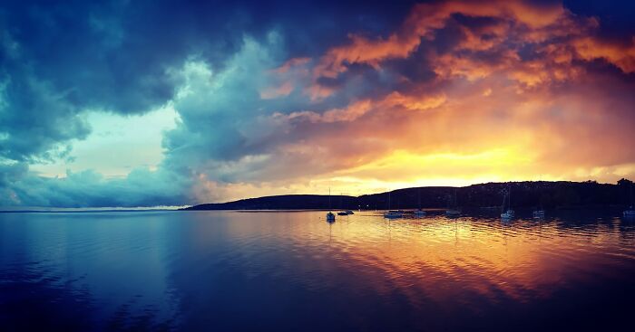 Sunset At Lake Balaton