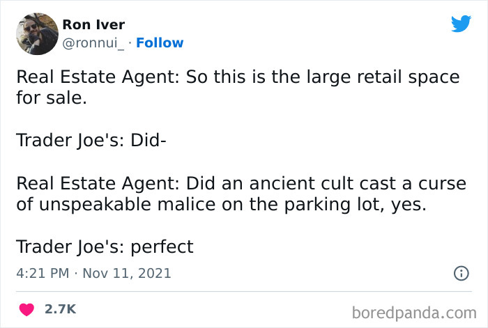 Does Anybody's Local Trader Joe's Actually Have A Decent Parking Lot? Or Are They All Cursed?