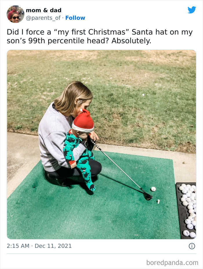 Cute Baby But Sucks At Golf