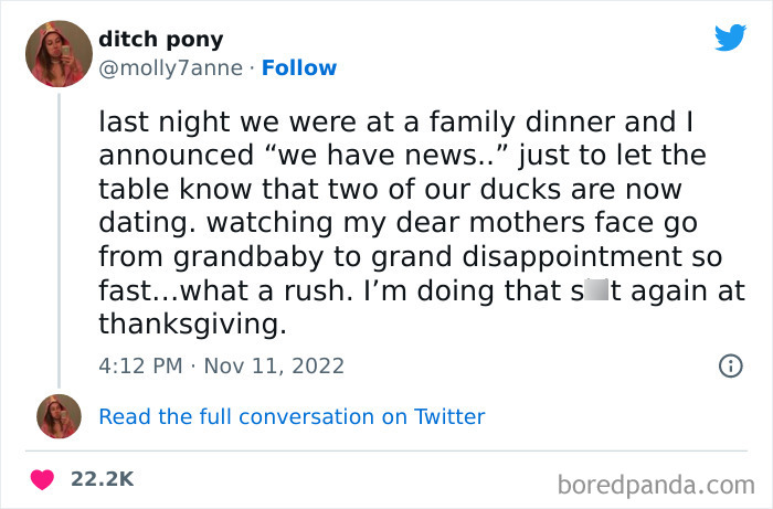 If Misleading Story Intros Is What Gets You Through Two Massive Family Get Togethers In Such A Short Space Of Time, I Say You Do You Boo