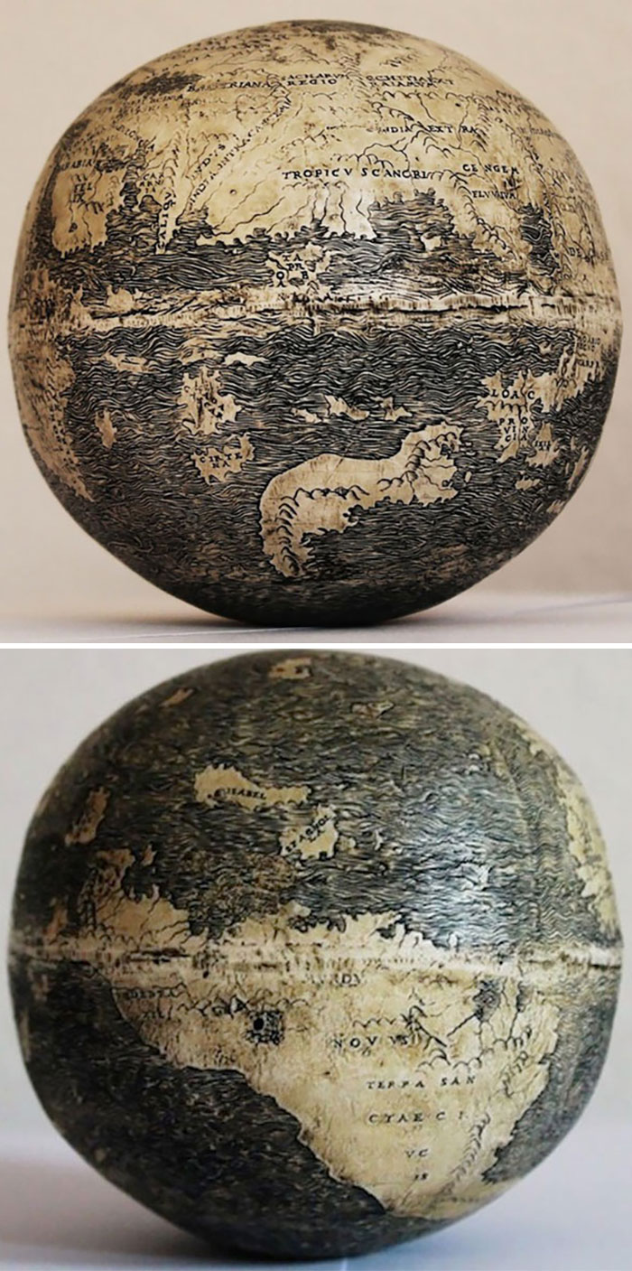 El globo terráqueo más antiguo (510 años)