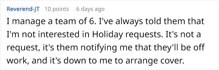 A Request For 3 Days Off Made 3 Months In Advance Is Denied, Father Immediately Quits His Job A Request For 3 Days Off Made 3 Months In Advance Is Denied, Father Immediately Quits His Job