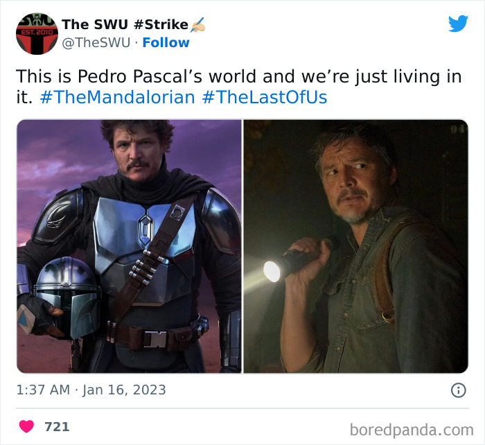 This is Pedro Pascal's world and we're just living in it meme