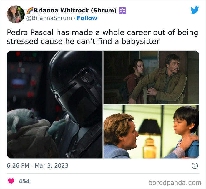 Pedro Pascal has made a whole career meme