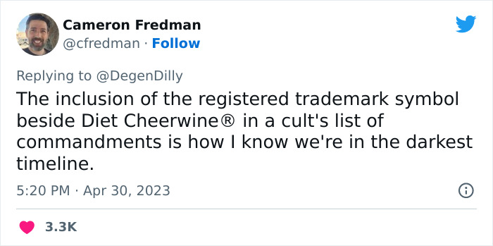 Local Cult Has 150 Rules For Their Members, The List Goes Viral On Twitter Local Cult Has 150 Rules For Their Members, The List Goes Viral On Twitter