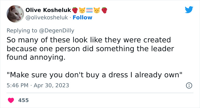 Local Cult Has 150 Rules For Their Members, The List Goes Viral On Twitter Local Cult Has 150 Rules For Their Members, The List Goes Viral On Twitter