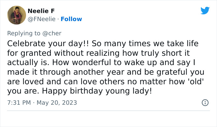 Cher Celebrates Her 77th Birthday, Shares A Pensive Post About Aging On Twitter Cher Celebrates Her 77th Birthday, Shares A Pensive Post About Aging On Twitter