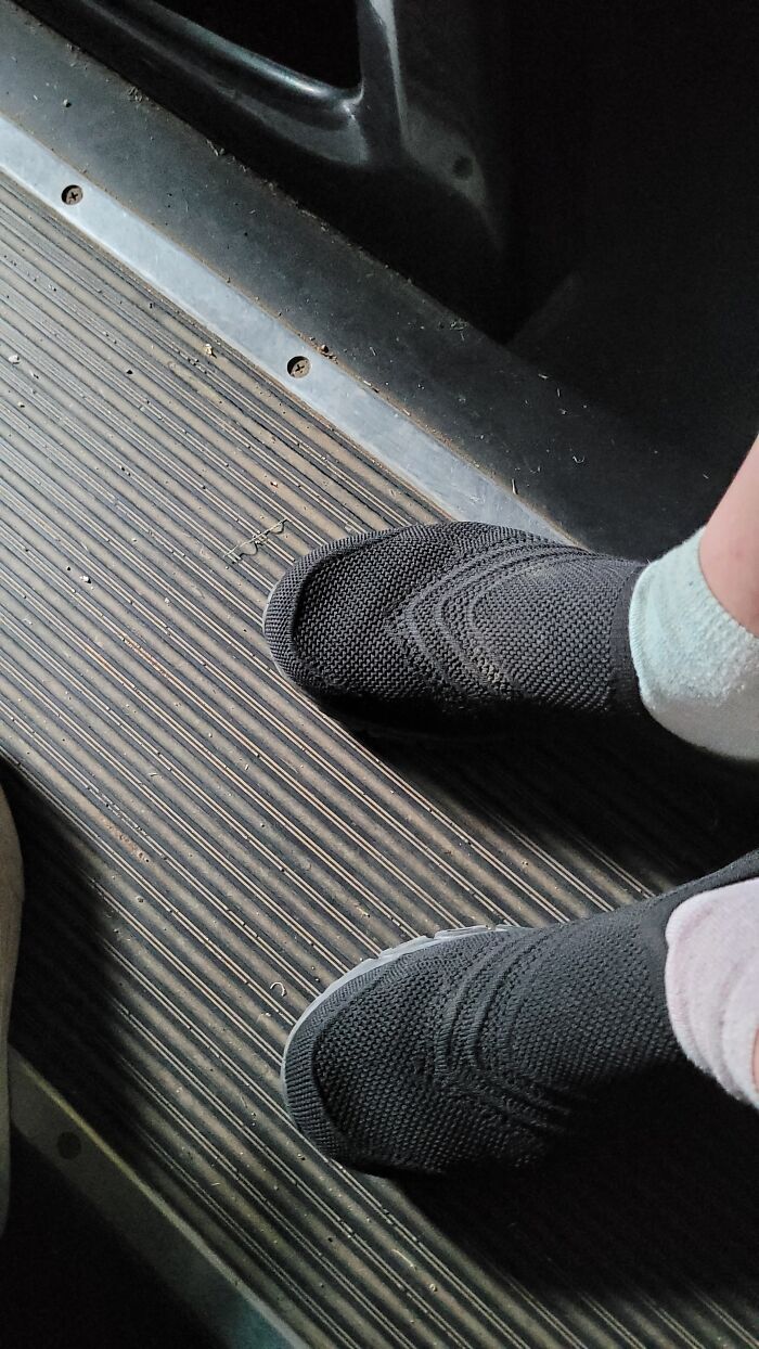 My Black Sketchers With My Mismatch Socks Sorry For The Bad Quality I Took This Pic On The Bus 😆