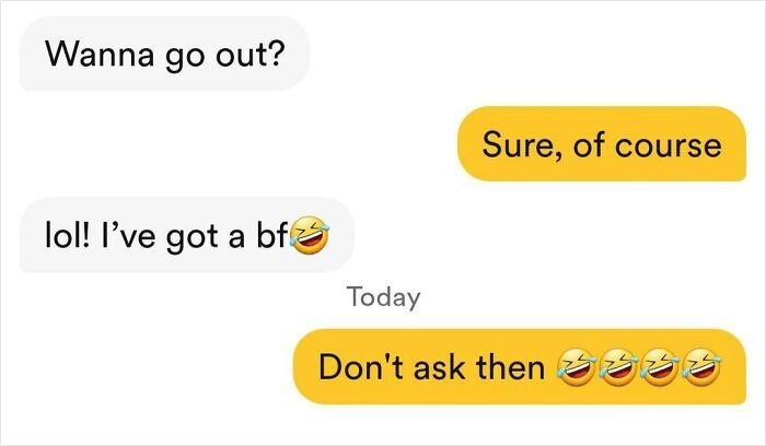 First Day On Bumble, Going Well