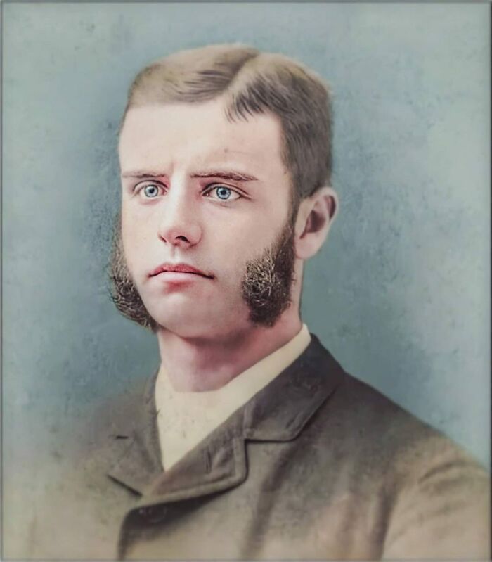 A 22-Year-Old Theodore Roosevelt Photographed During His College Years At Harvard. Taken In C. 1880