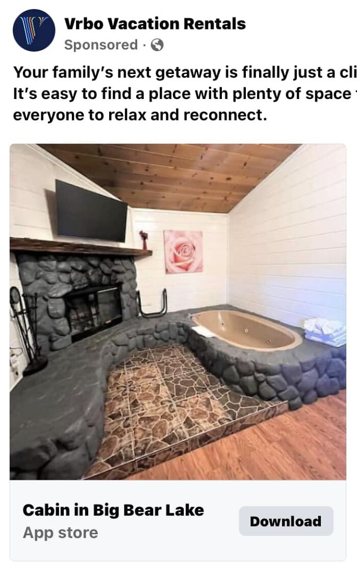 Facebook Just Offered Me This Vrbo Option. I Was Too Scared To Click On It