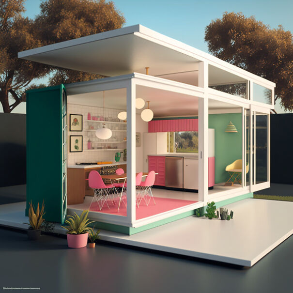 Modified Barbie Dream House : 2 Barbie Dream Homes CONNECTED