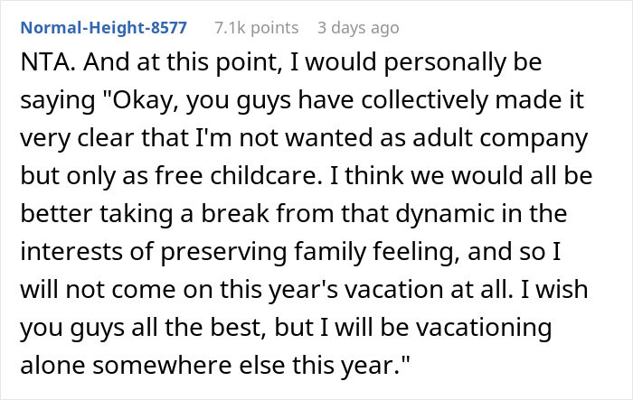Family Tries Guilt-Tripping A Guy Into Babysitting His 3 Nephews On Vacation, He Refuses And Drama Ensues Family Tries Guilt-Tripping A Guy Into Babysitting His 3 Nephews On Vacation, He Refuses And Drama Ensues