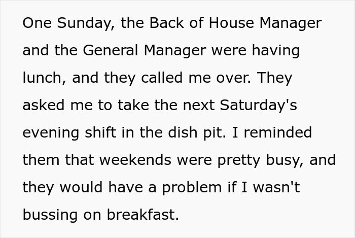 Manager Ignores His Part Of The Deal With Busboy, Regrets It When He Just Up And Leaves, Leaving The Place In Complete Pandemonium