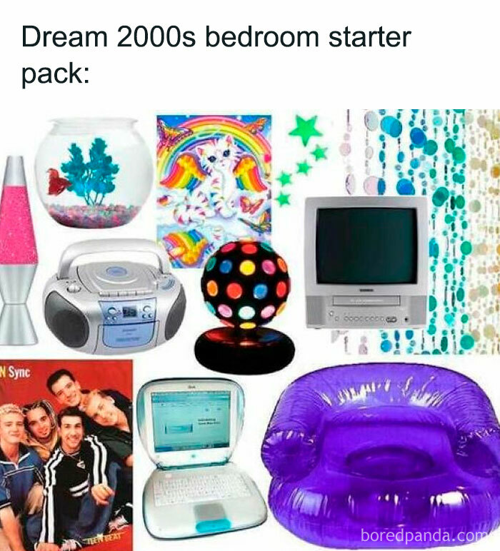 Dream 2000s Bedroom Starter Pack