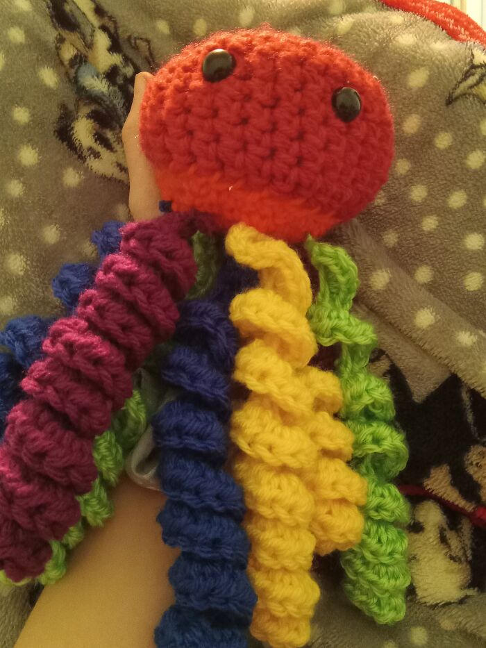 I Made This Without A Pattern After Crocheting For 3 Months