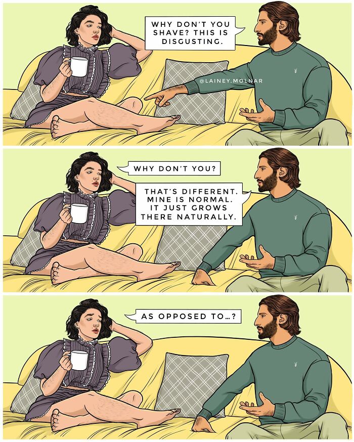 21 New Honestly Relatable Comics Revealing Societal Standards By Lainey Molnar