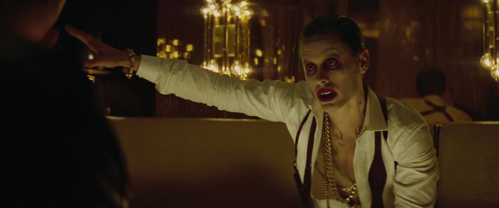 Joker wearing golden chain 