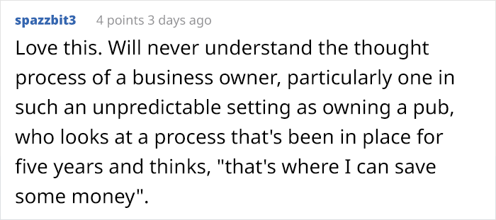Boss Decides To Stop Paying His Employees, Regrets It After Everyone Quits And His Pub Shuts Down Boss Decides To Stop Paying His Employees, Regrets It After Everyone Quits And His Pub Shuts Down