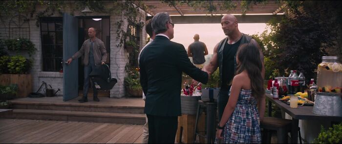 Dominic and Luke shaking hands 