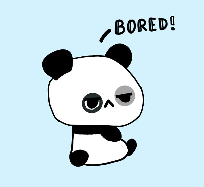 Very Bored Panda! (Sorry For The Wobbly Lines!!!)