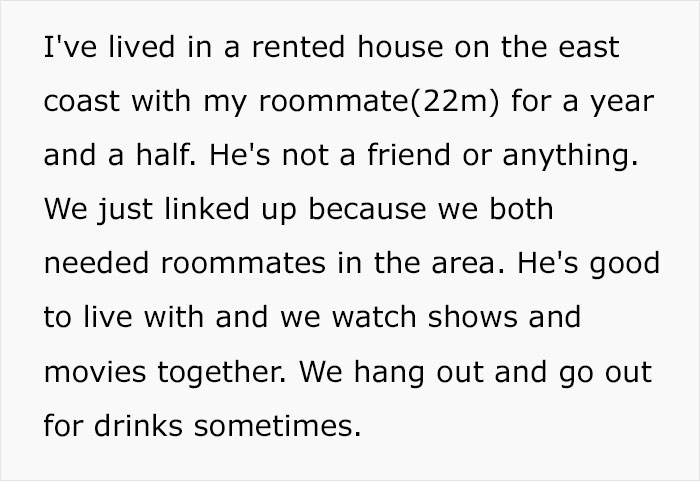 Man Wonders If He’s A Jerk For Offering Roommate And His GF Home-Cooked Food Man Wonders If He’s A Jerk For Offering Roommate And His GF Home-Cooked Food
