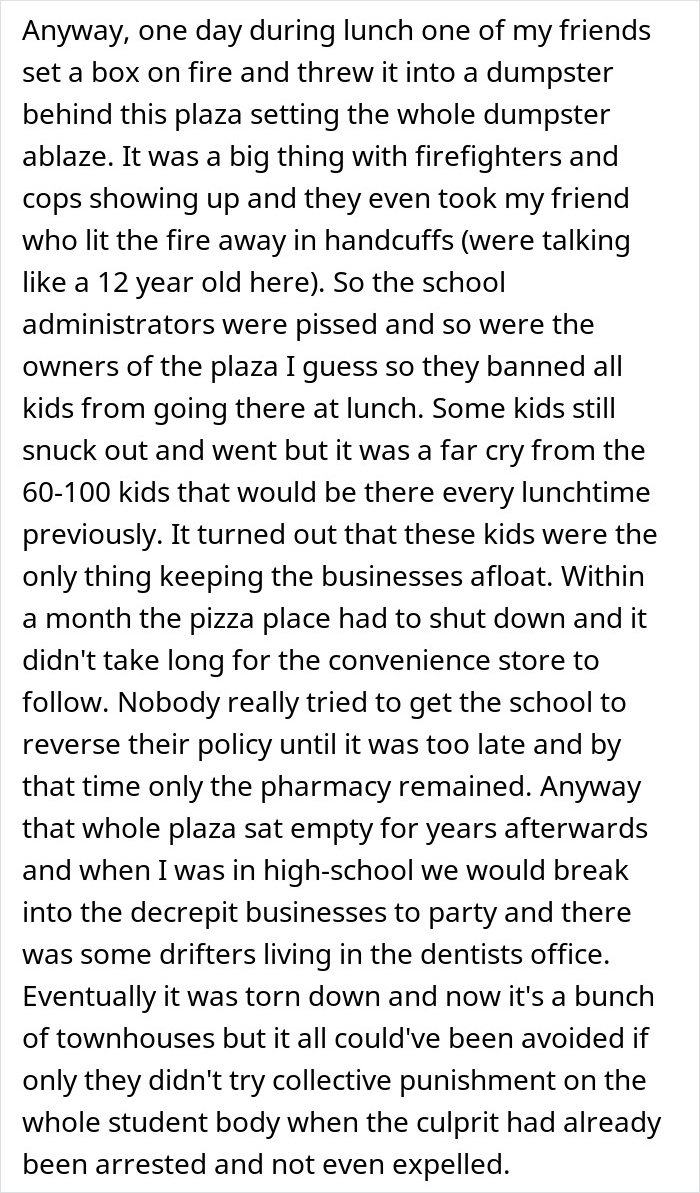 “The Whole School Was Absolutely Stinking”: Students Maliciously Comply With Poorly Thought-Out New Rule “The Whole School Was Absolutely Stinking”: Students Maliciously Comply With Poorly Thought-Out New Rule