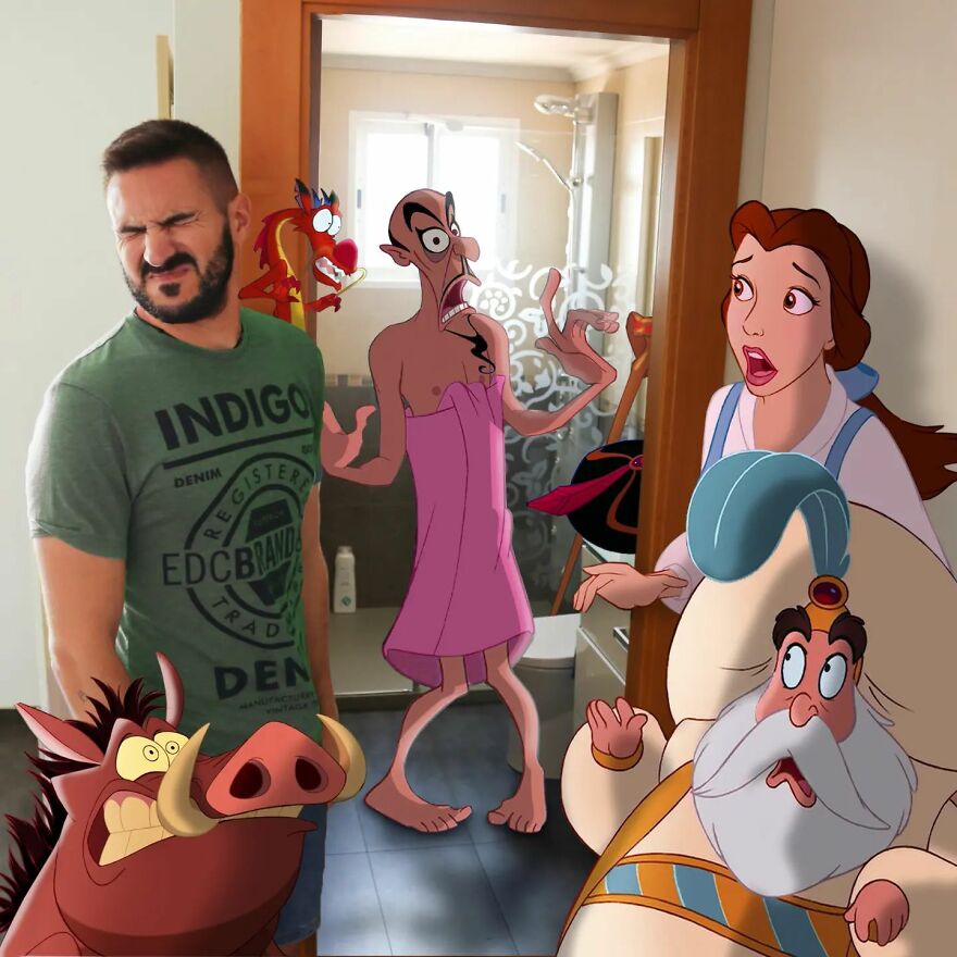 This Guy Continues To Put Our Favorite Animated Characters In His Pictures (21 New Pics)