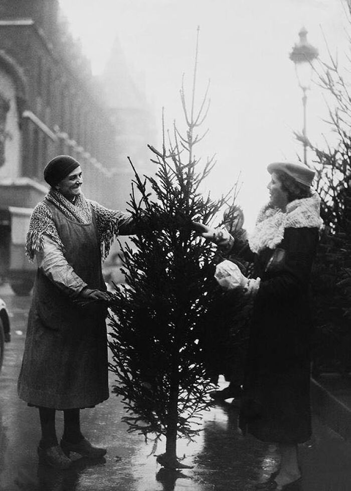 Purchasing A Christmas Tree, 1933