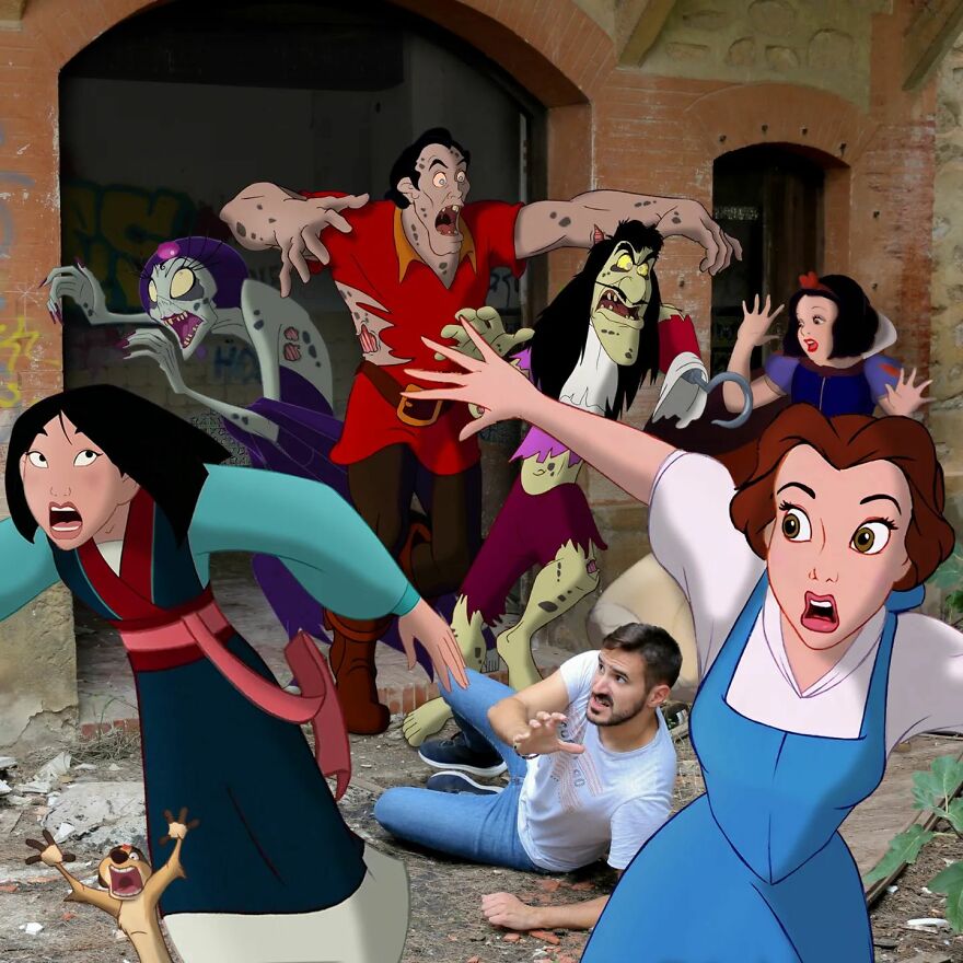 This Guy Continues To Put Our Favorite Animated Characters In His Pictures (21 New Pics)