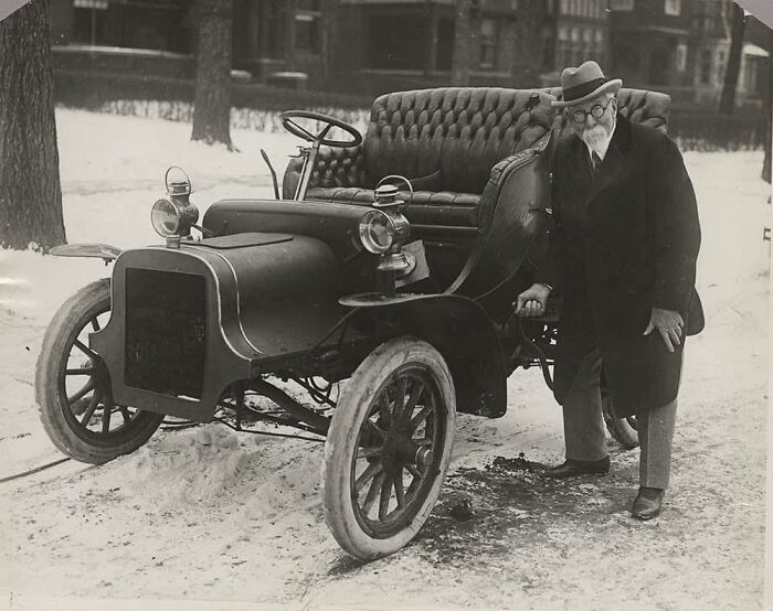 Founder Of Cadillac And His 1906 Cadillac Model "M" Touring, 1906