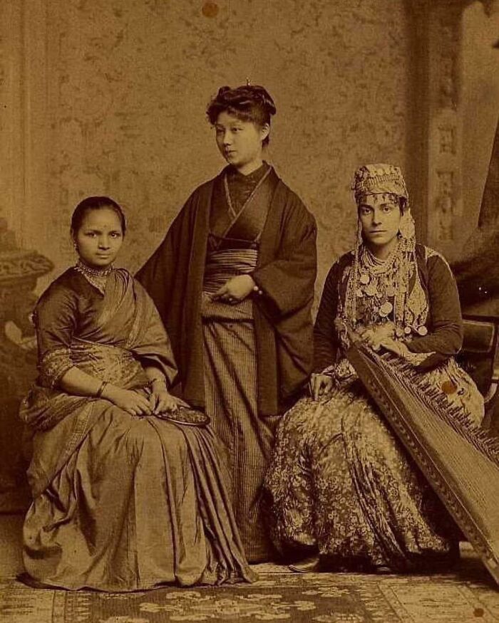 Three Women Who Completed Their Education And Graduated As Physicians In Philadelphia, 1885
