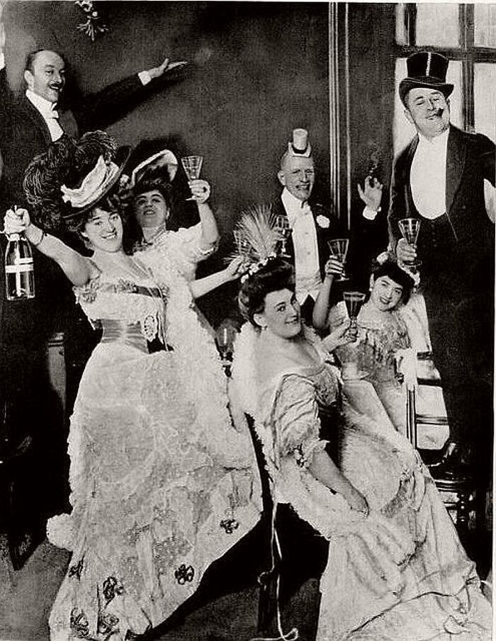 A New Year’s Party In The Edwardian Era